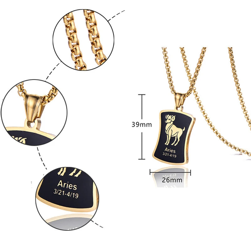 Scorpio 12 Constellations Necklace