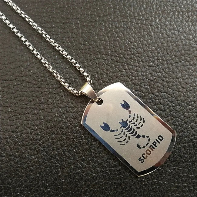 Scorpio 12 Constellations Necklace