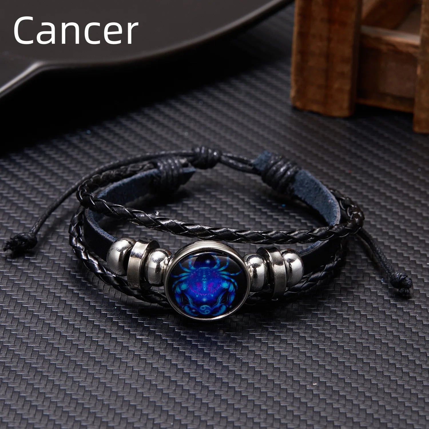 12 Constellation Zodiac Sign Charm Luminous Bracelets
