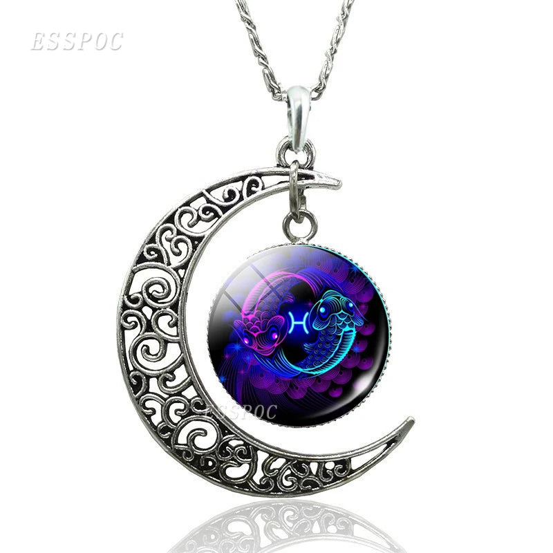 12 Constellation Necklace Zodiac Signs