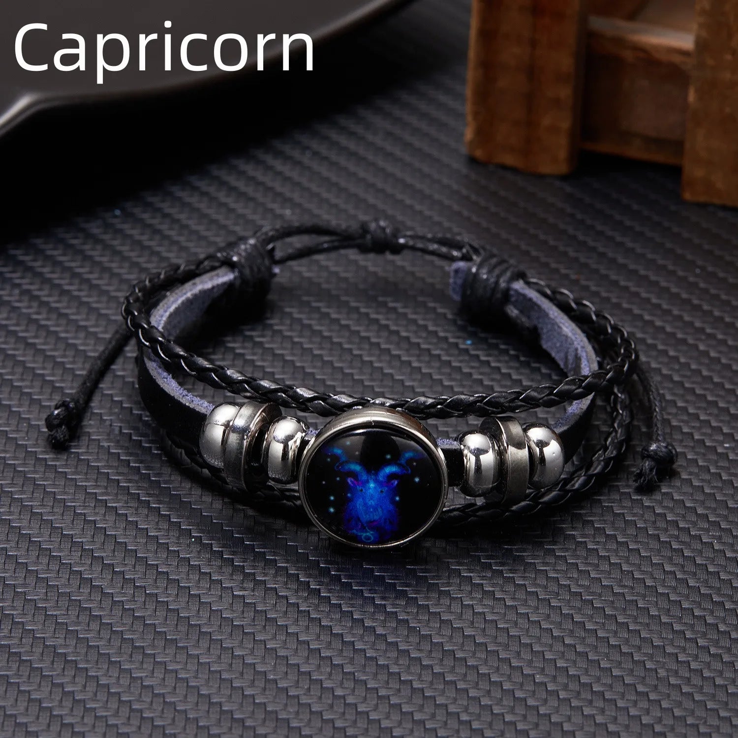 12 Constellation Zodiac Sign Charm Luminous Bracelets