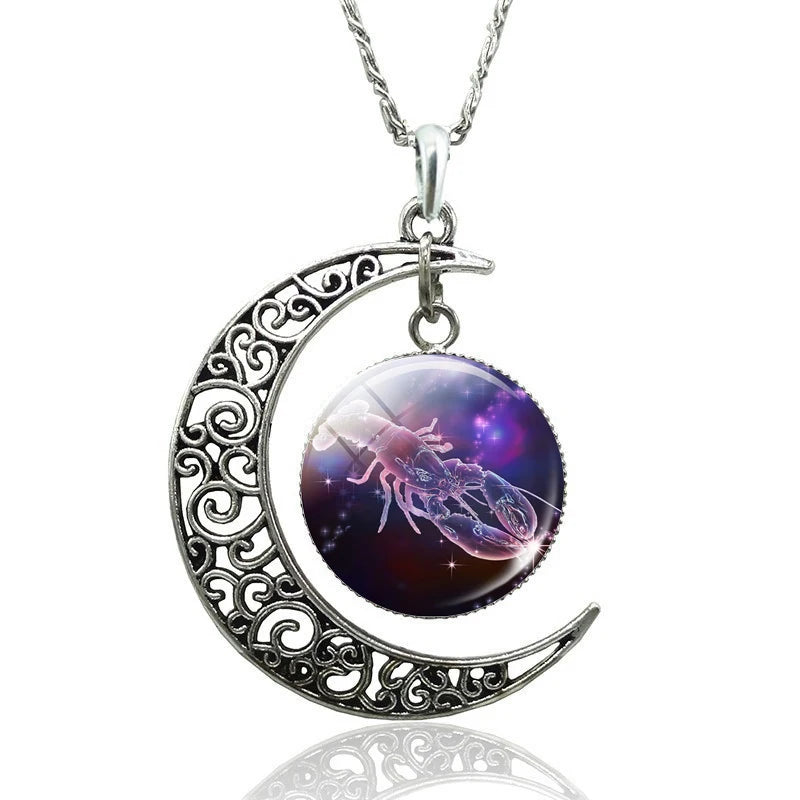 12 Constellation Necklace Zodiac Signs