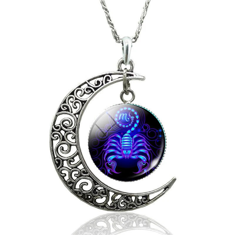 12 Constellation Necklace Zodiac Signs