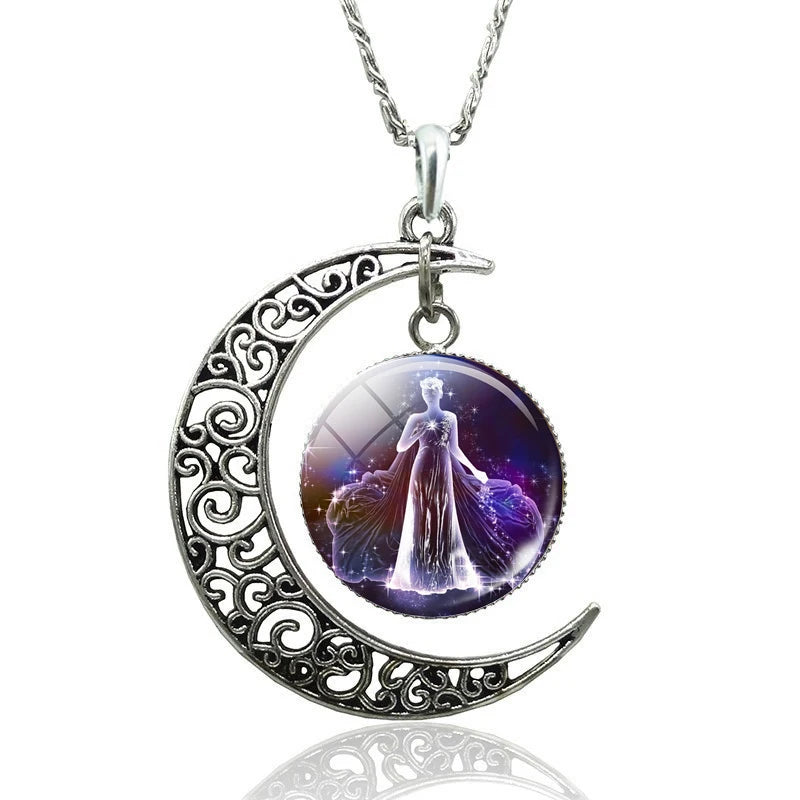 12 Constellation Necklace Zodiac Signs