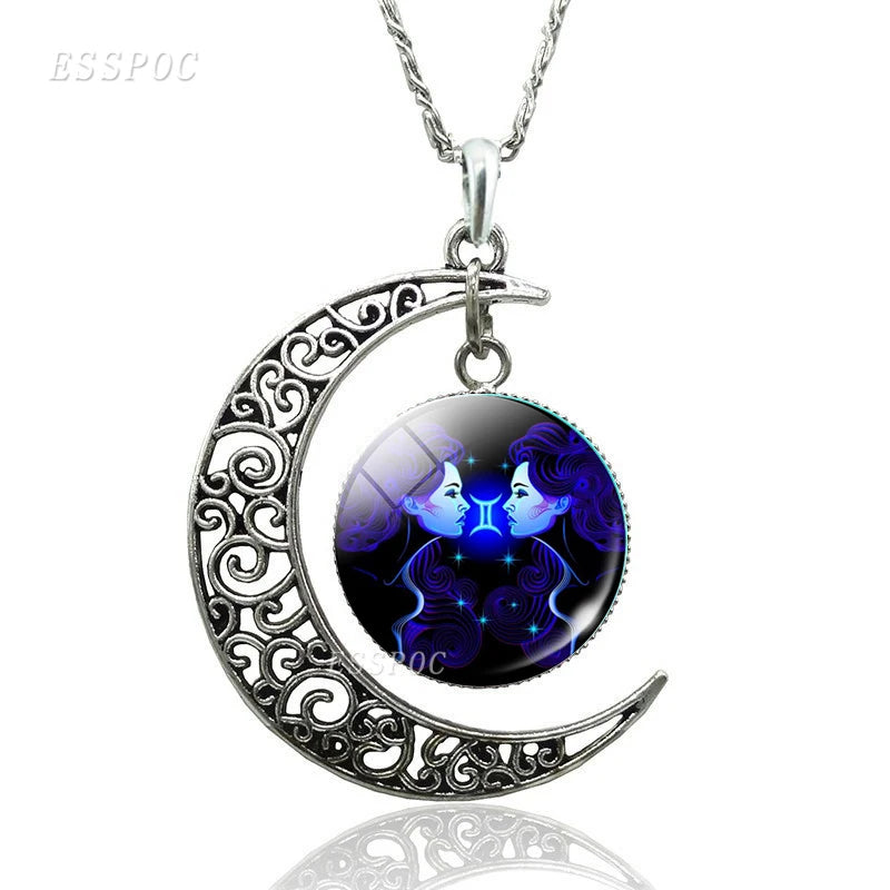 12 Constellation Necklace Zodiac Signs