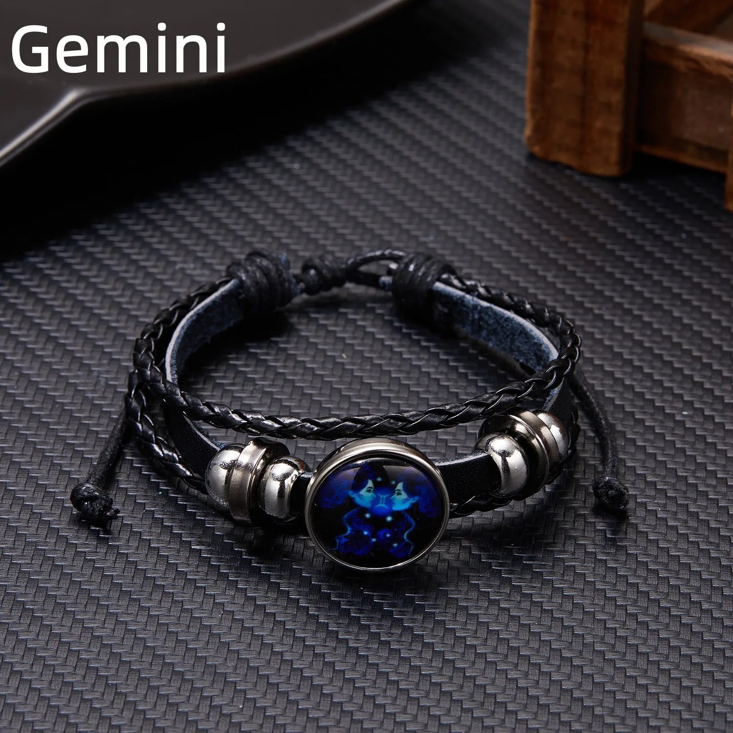 12 Constellation Zodiac Sign Charm Luminous Bracelets