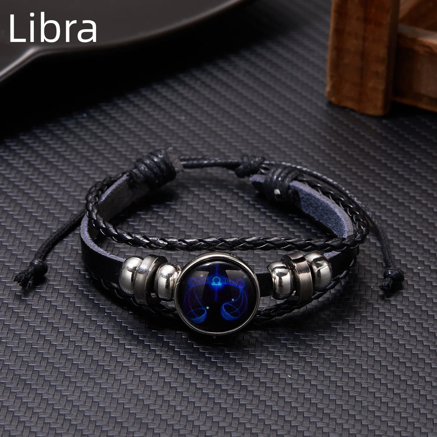 12 Constellation Zodiac Sign Charm Luminous Bracelets