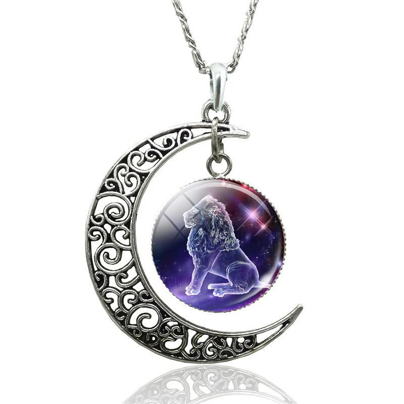 12 Constellation Necklace Zodiac Signs