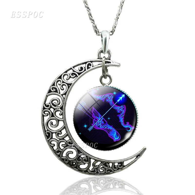 12 Constellation Necklace Zodiac Signs