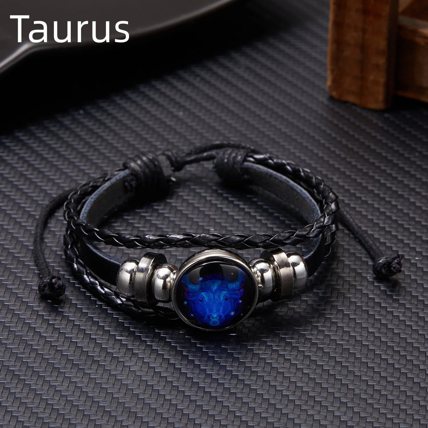 12 Constellation Zodiac Sign Charm Luminous Bracelets